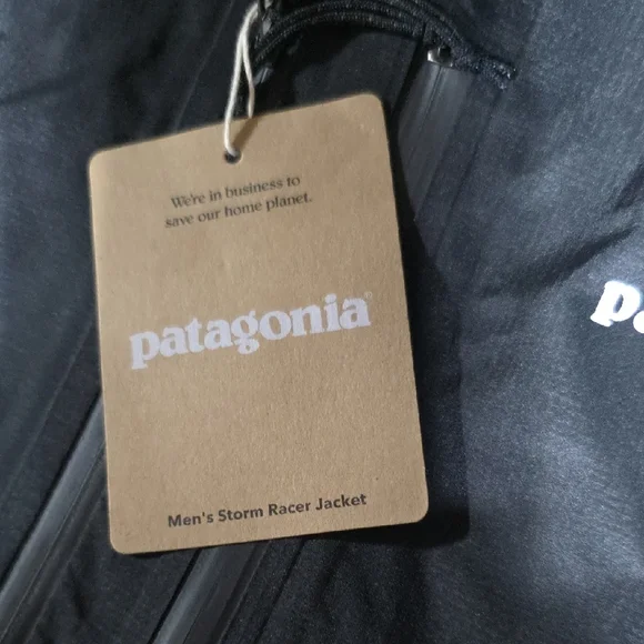 Patagonia Men's Black Raincoat